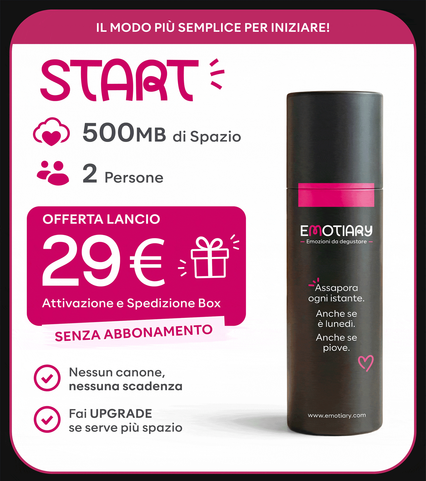 Emotiary - Piano Start (Senza Abbonamento)